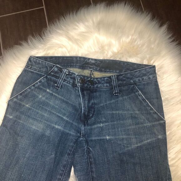 Volcom low rise flare denim size 1 - Picture 3 of 11